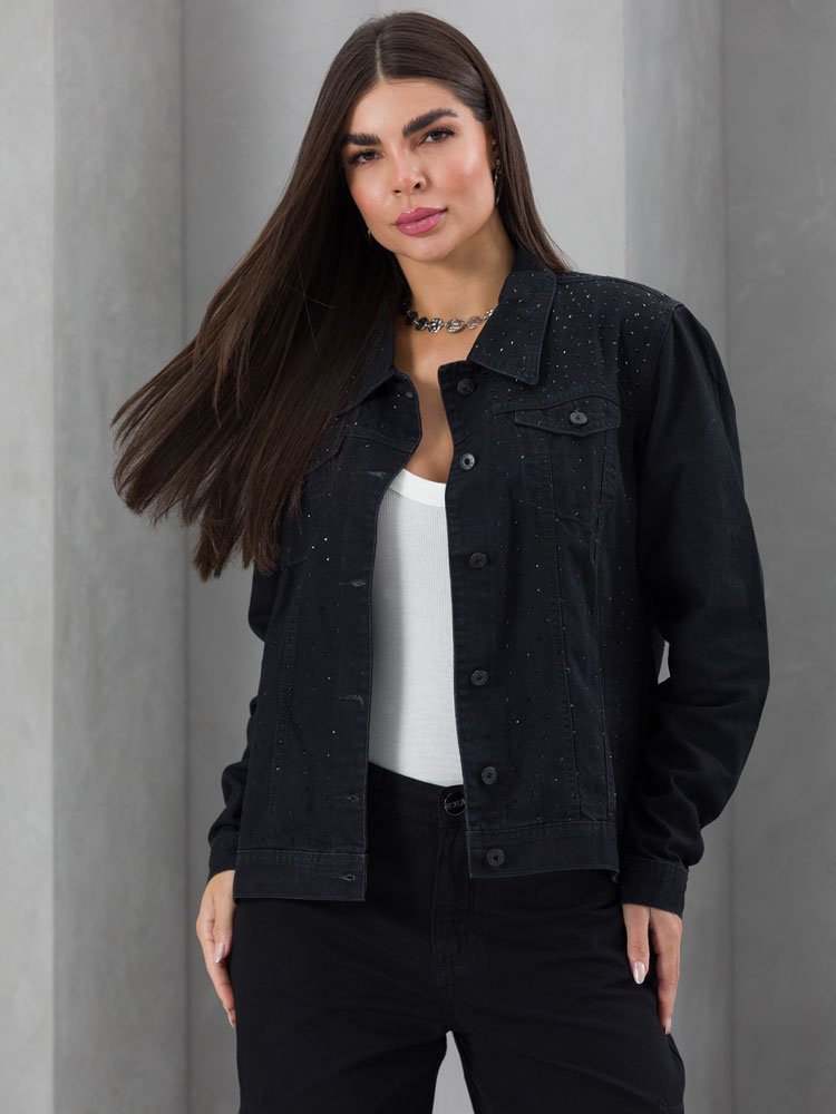 Casaco Feminino de Pelinhos Plus Size
