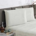 Jogo de Cama Charme Ponto Palito – Lençol de Cima, com Elástico e Fronhas