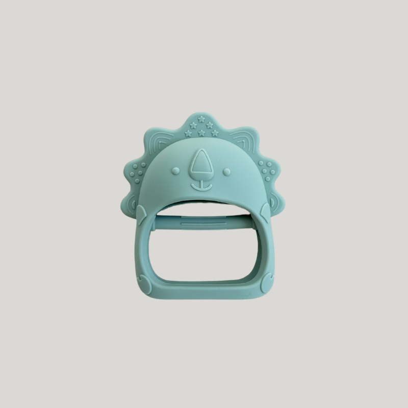 Mordedor Bebe Lion  Silicone Anti Stress Verde